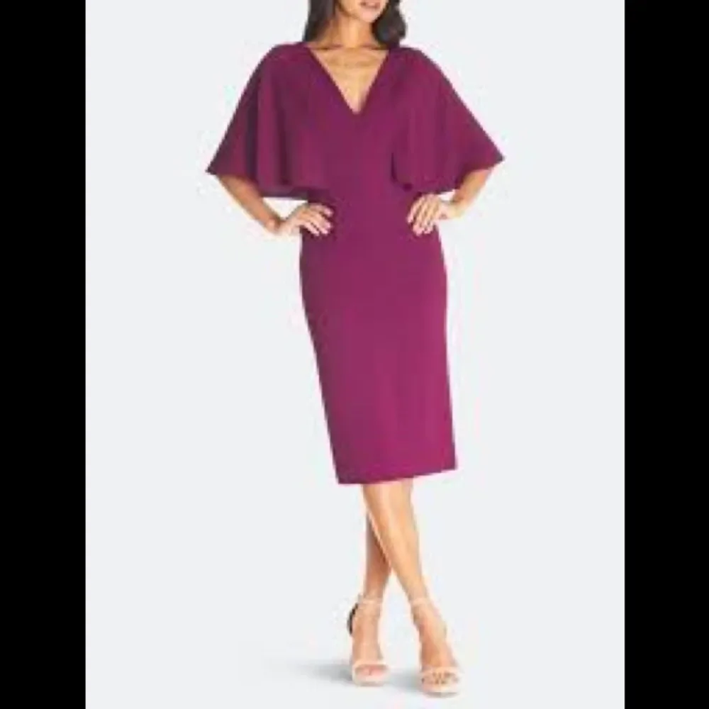 Dress the population Louisa butterfly sleeve dress